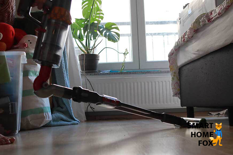 Height of bed for vacuuming